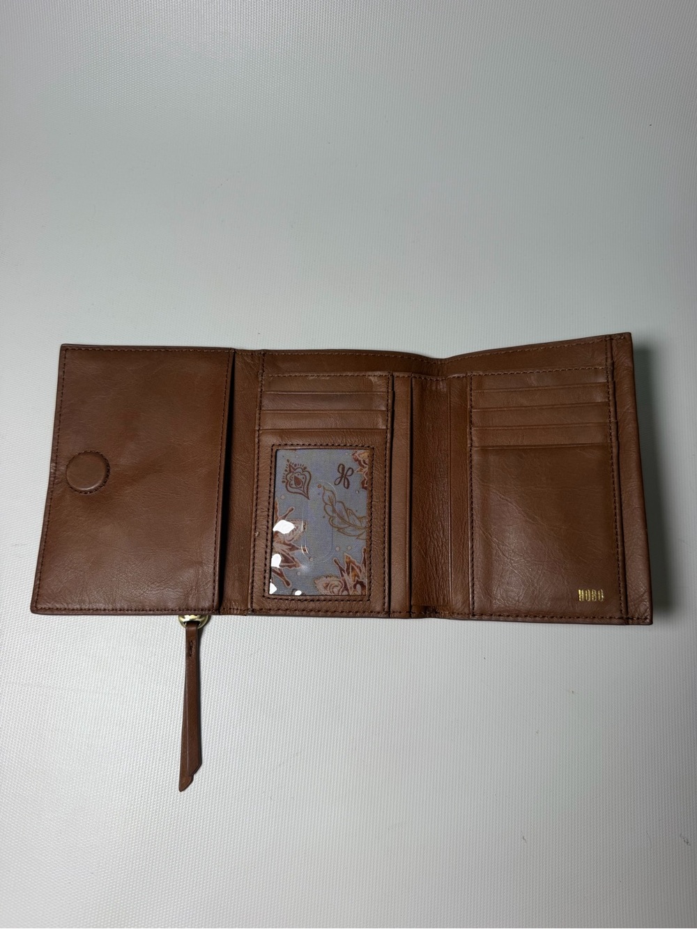 Hobo Trifold Leather Wallet